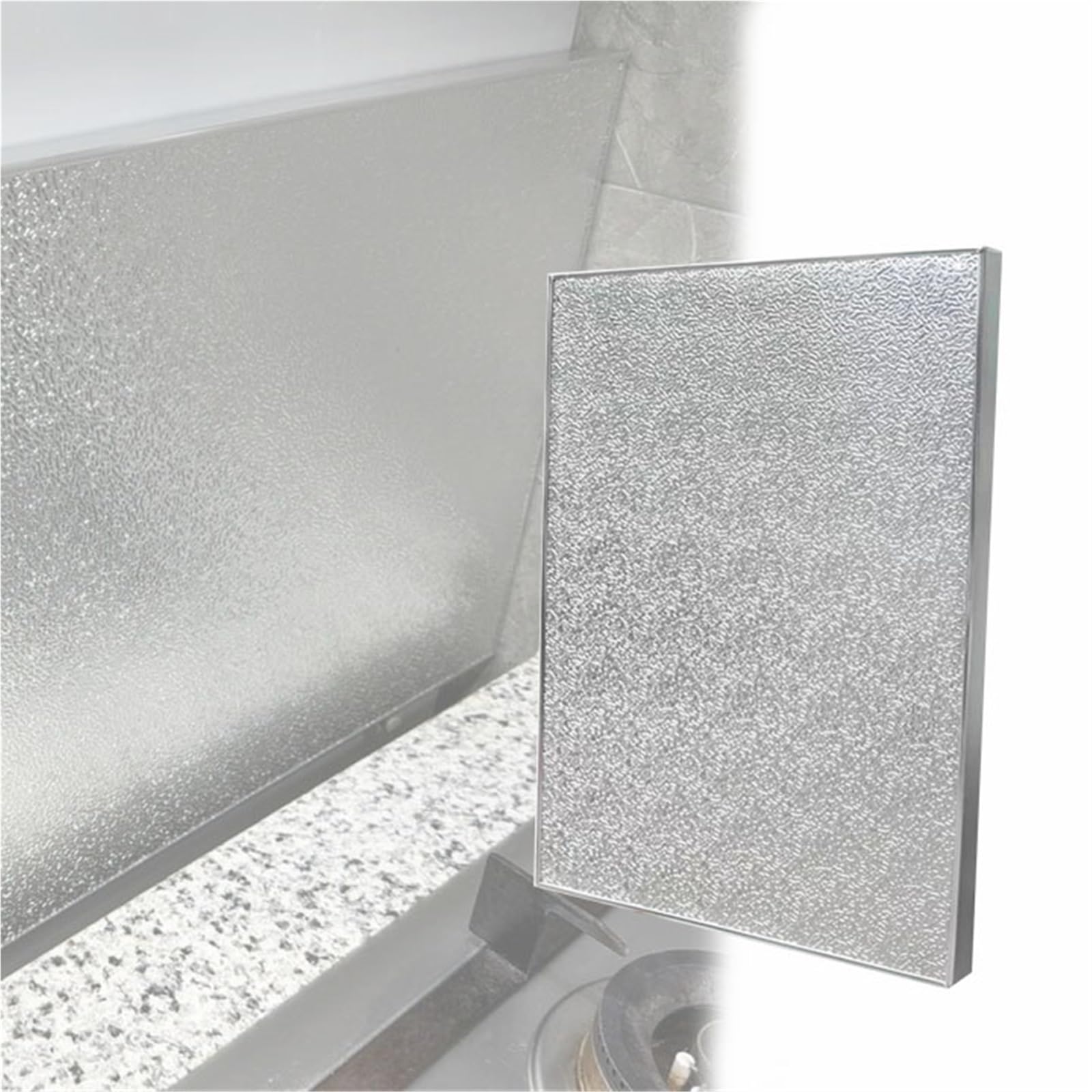 Tapis Isolant Thermique en Aluminium, Panneau de Bouclier Thermique Ignifuge magnétique(L 40in X W 32in)