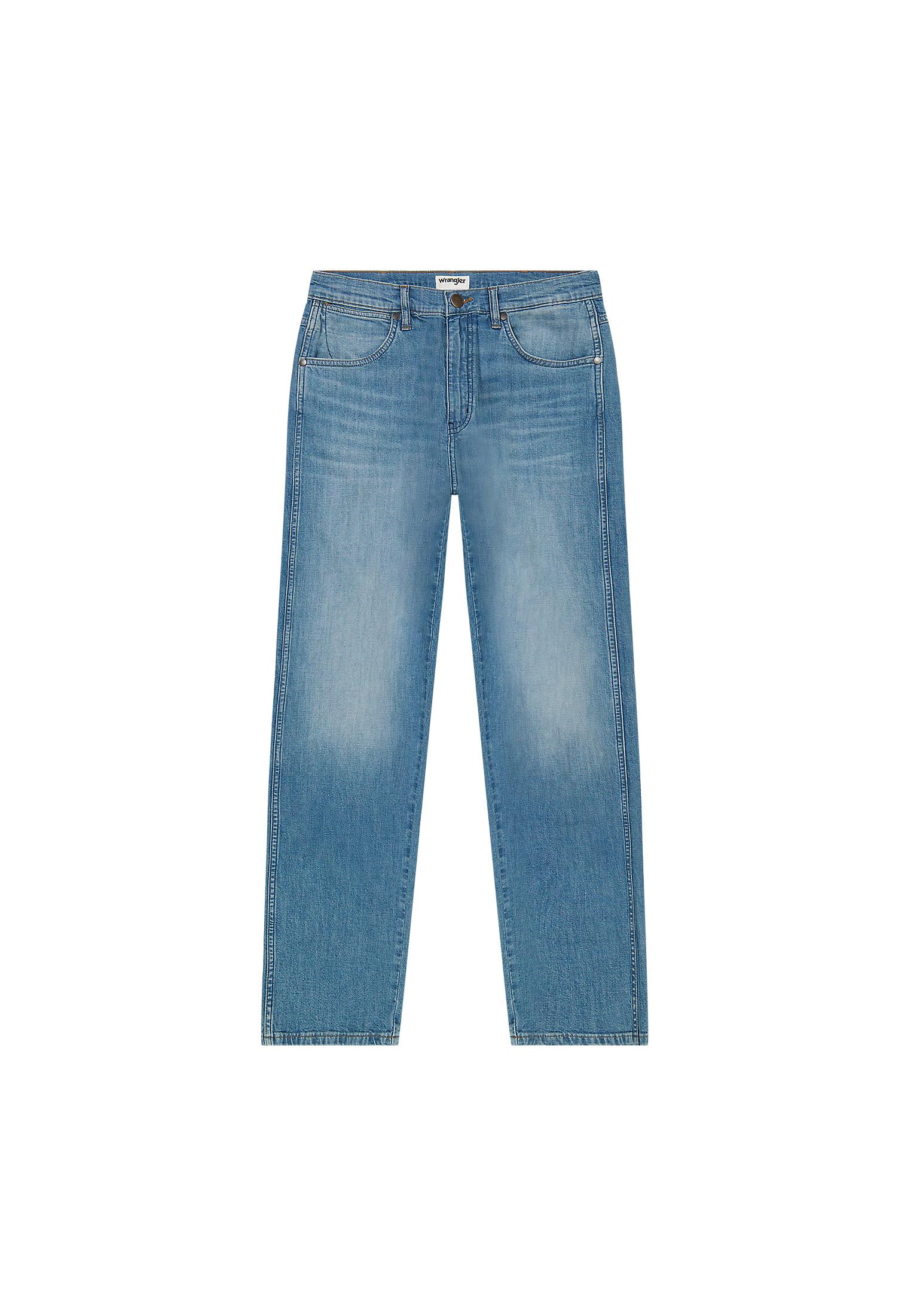 Wrangler Men's Digital Blue Frontier Jeans, 32 W/32 L