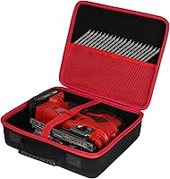 Vista 8 de khanka Estuche de almacenamiento rígido de repuesto para sierra caladora Milwaukee M18 Fuel D-Handle 2737-20, solo funda