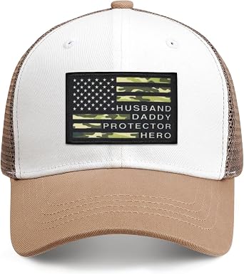 American Flag Hat Best Dad Ever Fathers Day Christmas Birthday Dad Gifts for Dad Hat from Daughter Son Camouflage