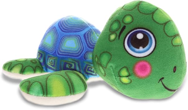 DolliBu Sea Turtle Stuffed Animal Plush Toy, Kids & Adults Huggable Turtle Plush Cuddle Gifts, Cute Stuffed Animals for Girls & Boys 5.5 Inches