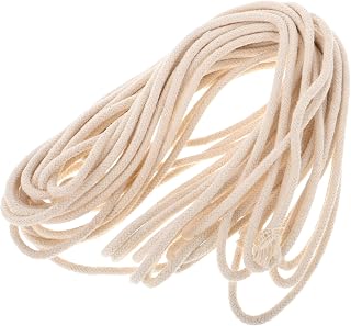 10m Round Cotton Replacement Wicks Suet Cotton Wicks for Kerosene Burners and Lanterns Easy to Cut and Install Warm Light for Buddha and Edible Oil Lamps