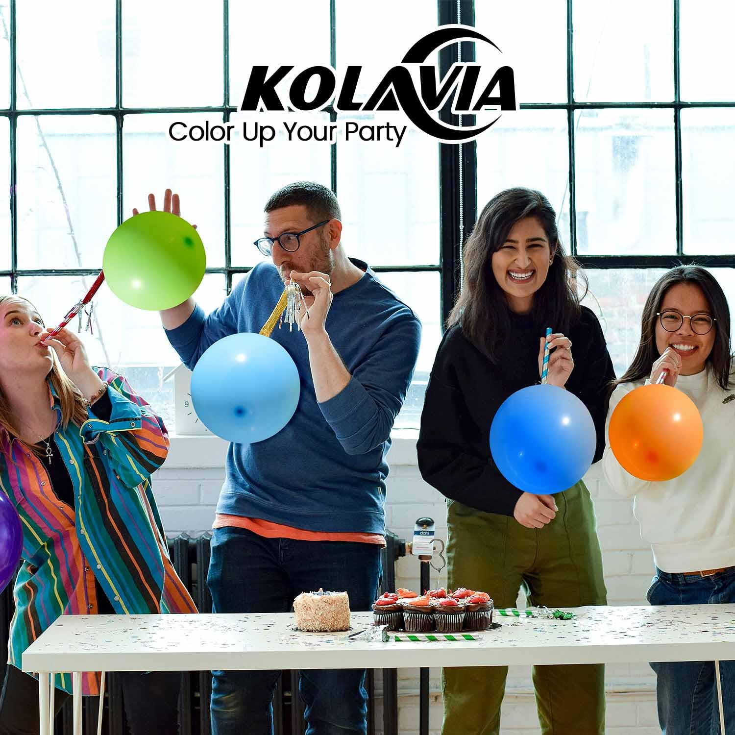 Amazon | Kolavia パーティーバルーン 100個 12インチ プレミアム