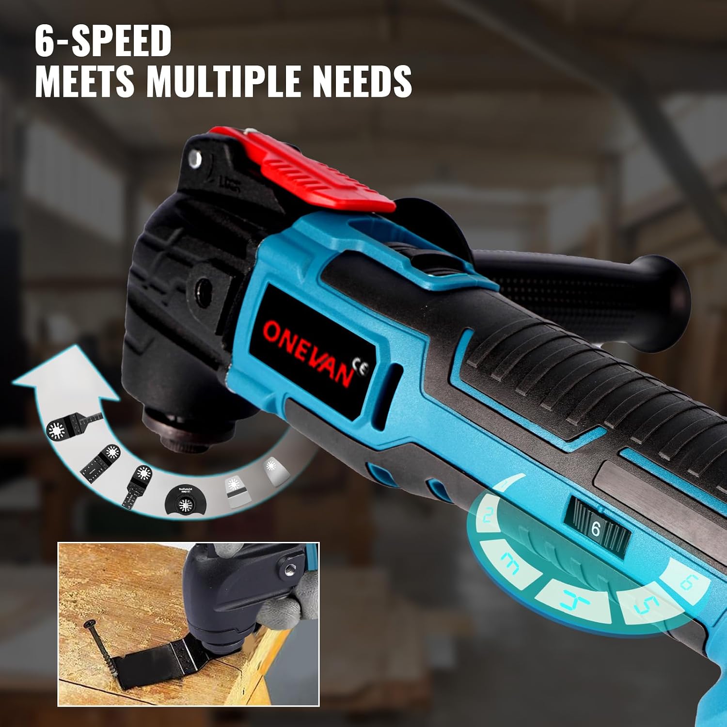 ONEVAN multi-tool with 6-speed dial