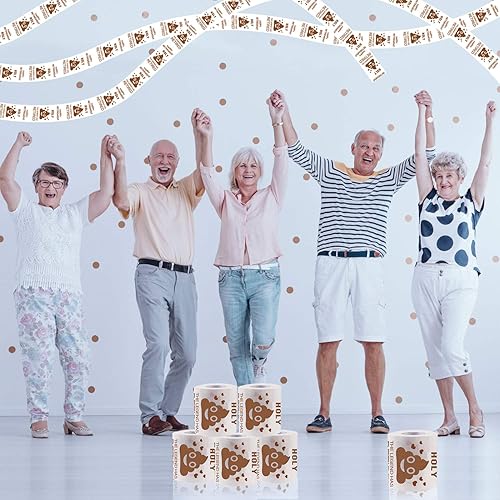 Miniatura 7 de Papel higiénico de jubilación para hombres y mujeres, regalo divertido para jubilados, regalo novedoso para compañeros de trabajo, decoraciones de