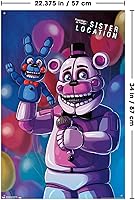 Vista 3 de Póster de pared de Five Nights at Freddy's: Sister Location - Funtime Freddy con alfileres