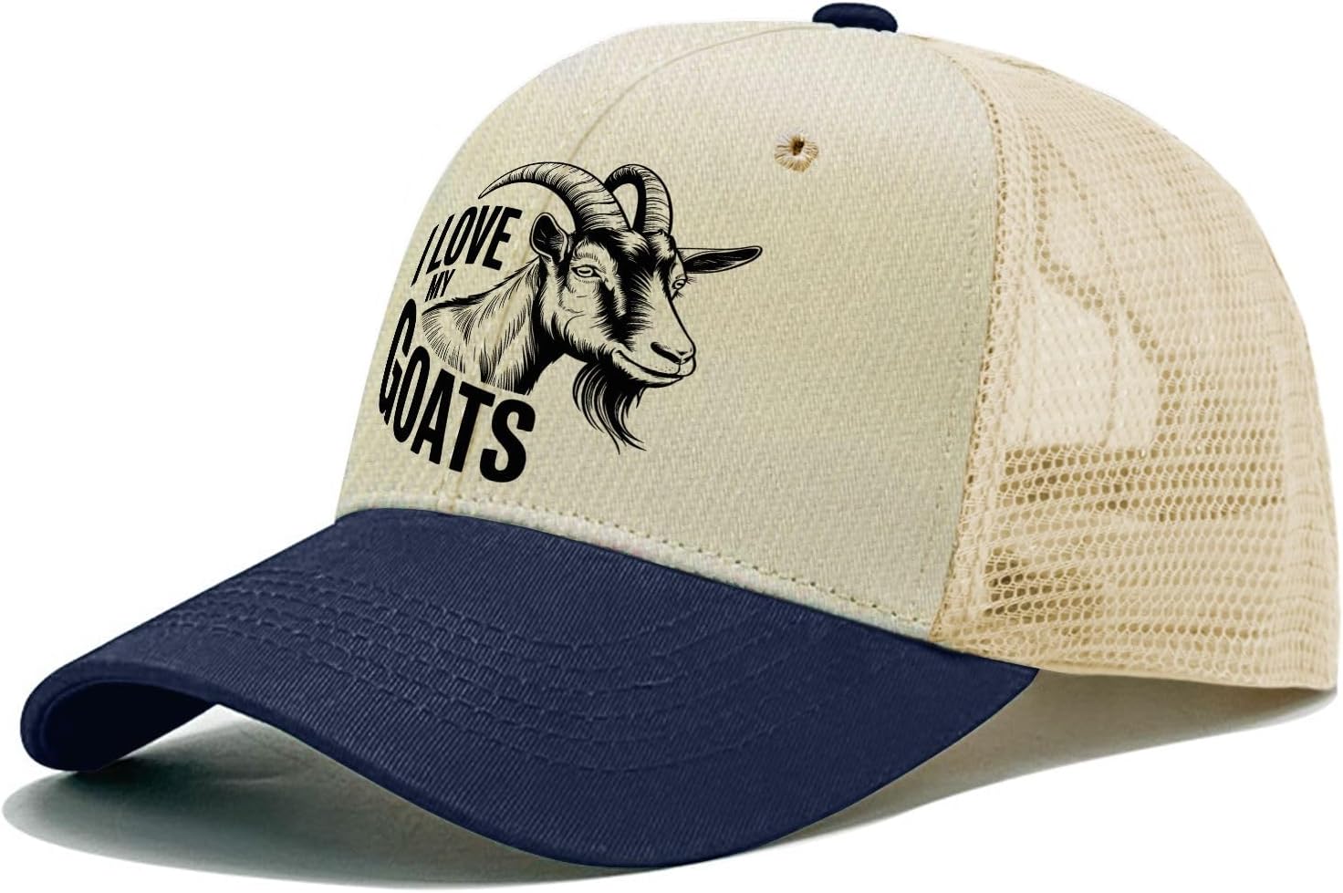 Goat Farm Love Golf hat Funny caps for Mom - Image 2