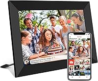 AKImart 32GB Frameo 10.1" WiFi Digital Photo Frame - 1280x800 IPS Touch Screen, Auto-Rotate, Instant App Sharing, Weather & Clock