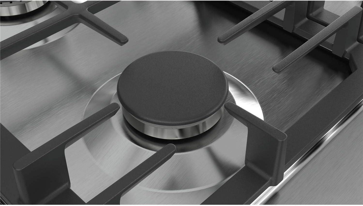 Bosch Elettrodomestici PCH6A5B90 Serie 6, Piano cottura a gas, 60 cm, acciaio inox Bosch Elettrodomestici PCH6A5B90 Serie 6, Piano cottura a gas, 60 cm, acciaio inox