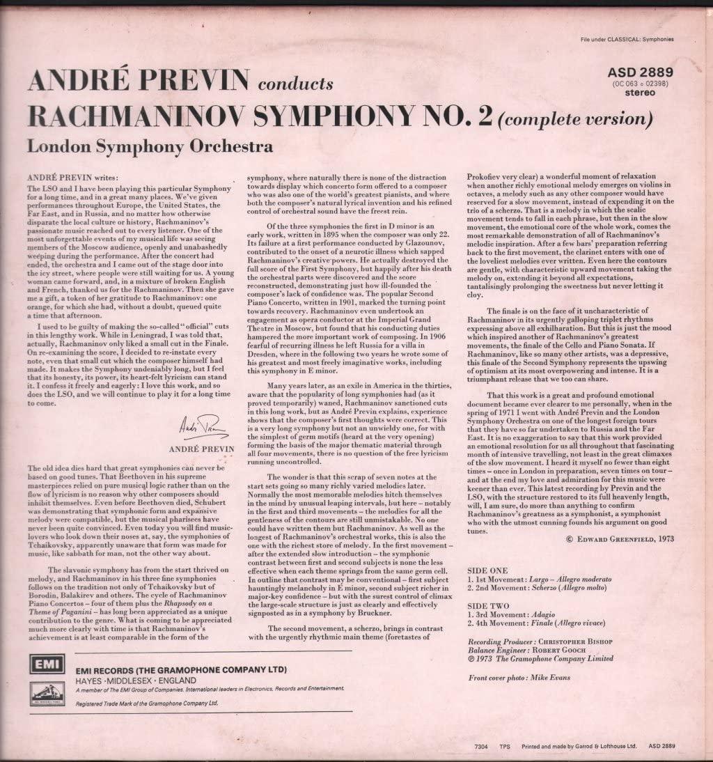 2nd Symphony (Complete Version) [London Symphony Orchestra]