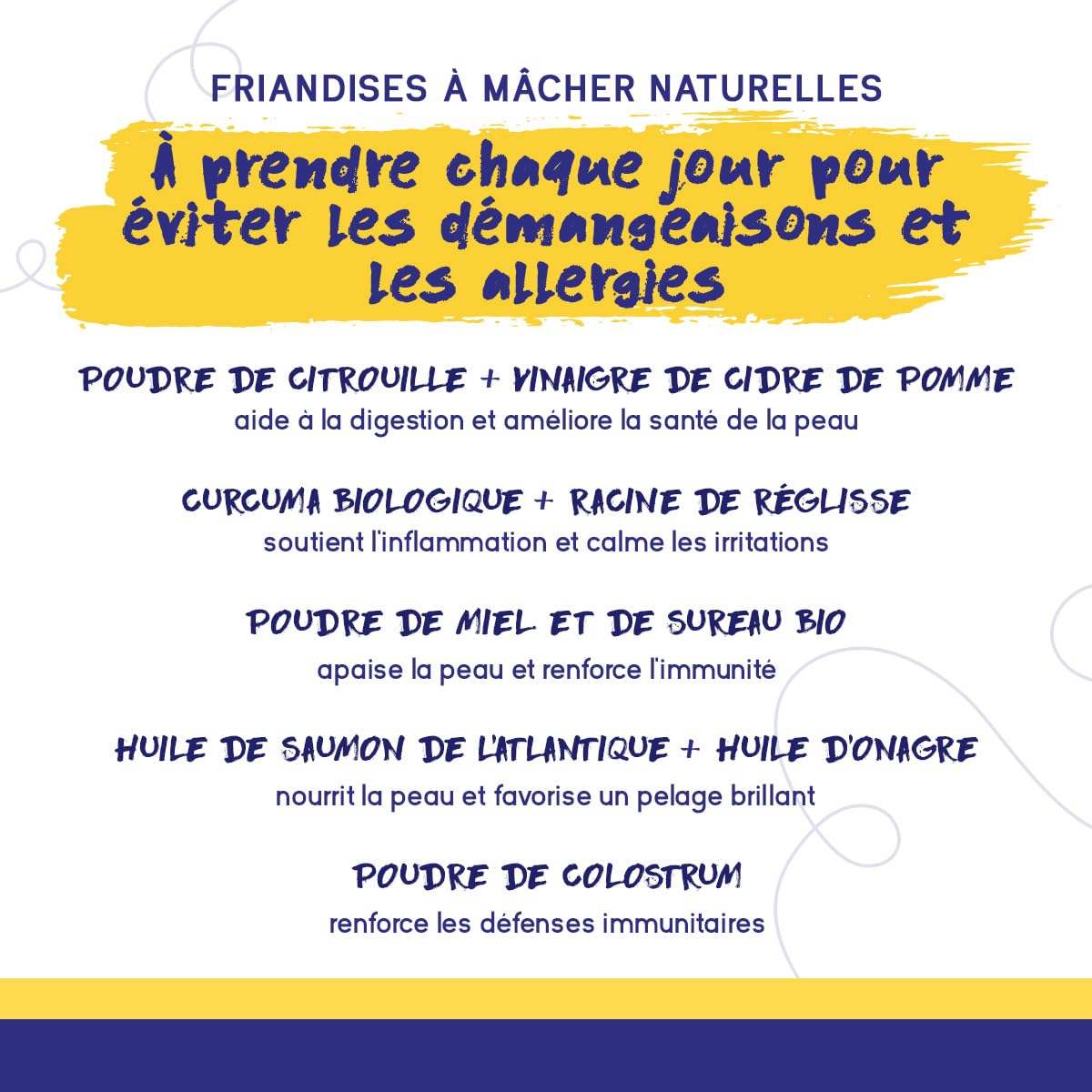 PupGrade Démangeaisons et Allergies pour Chiens – Santé Peau & Soutien Immunitaire avec Huile de Saumon Atlantique – Aide Anti-Démangeaisons – 30 Friandises Molles