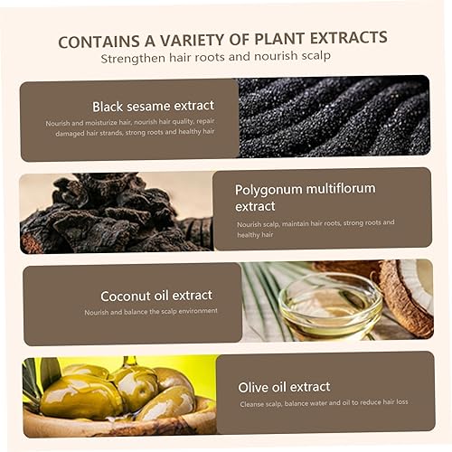 Miniatura 5 de Gray Gone Bar Shampoo para hombres, 2 unidades de champú negro barra de 1.94 oz de jabón negro para ingredientes naturales grises champú jabón para