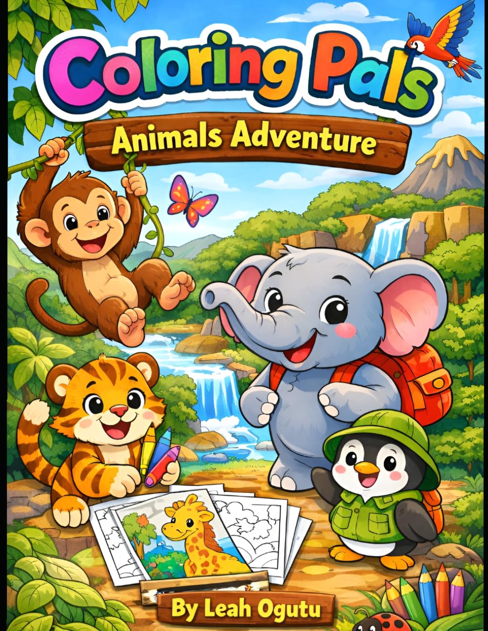 Coloring pals: Animal adventure