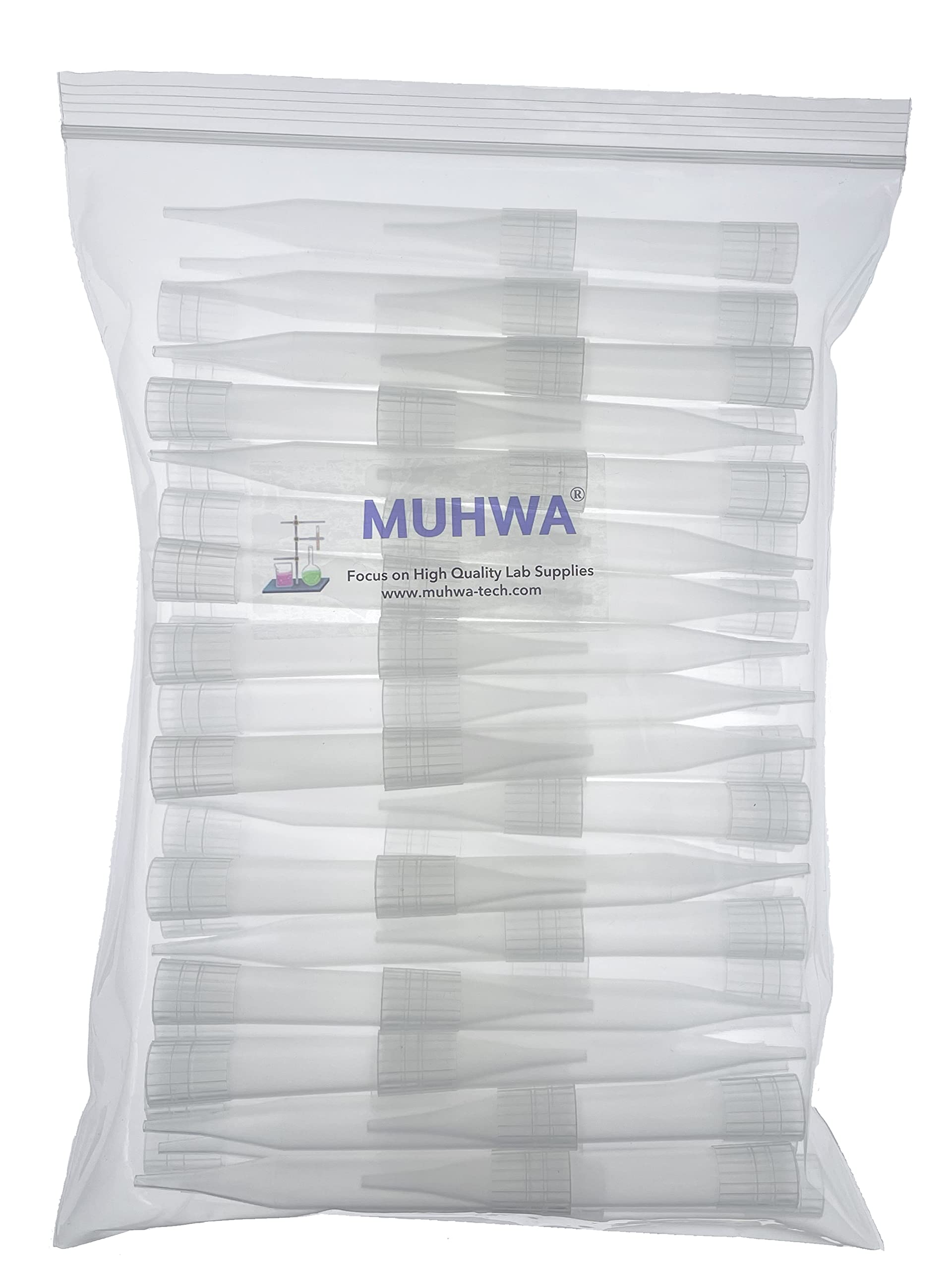 MUHWA 5ml Short Pipette Tip, 5mL Big Diameter Pipette Tips