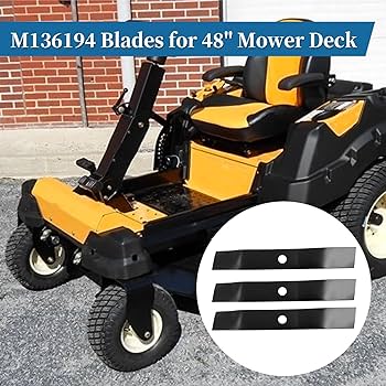 Amazon.com : Bularie Mower Blades Compatible with John Dee