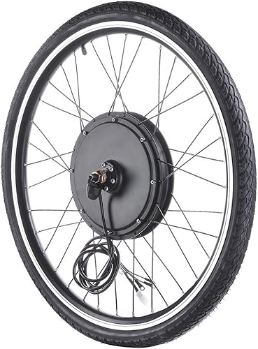 Miniatura 4 de AW Kit de conversión de bicicleta eléctrica, 48 V, 1000 W, 26 pulgadas, rueda delantera/trasera, potente motor, kit de conversión de bicicleta