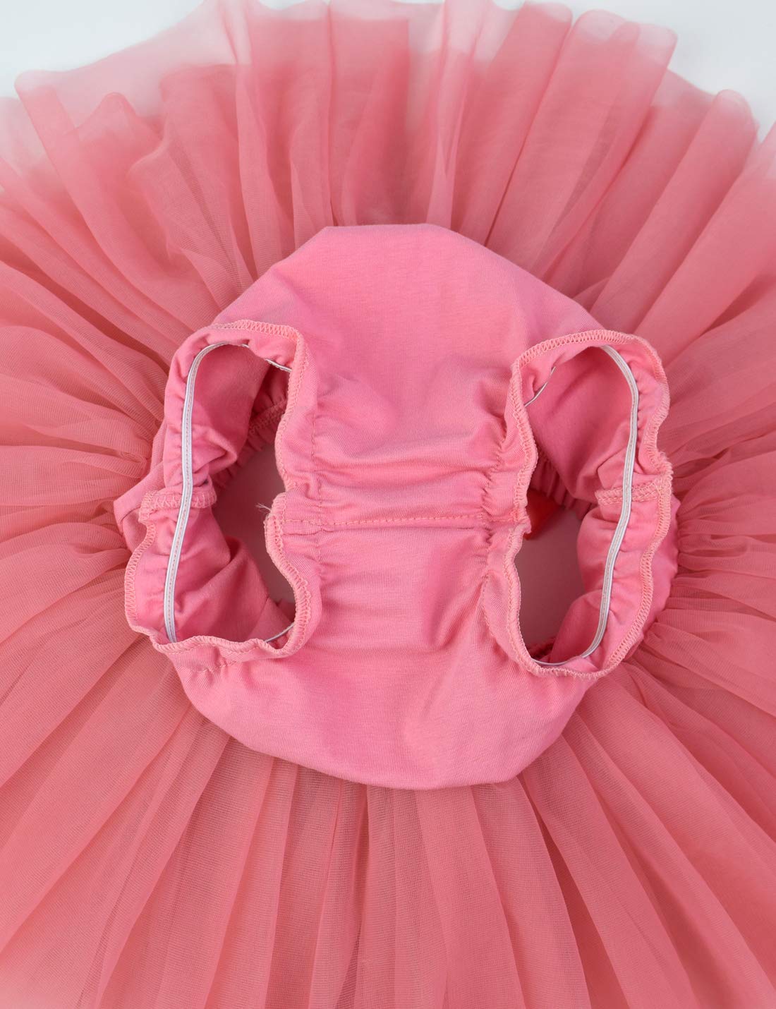 Set di copripannolino tutù in tulle di cotone e fascia per neonata