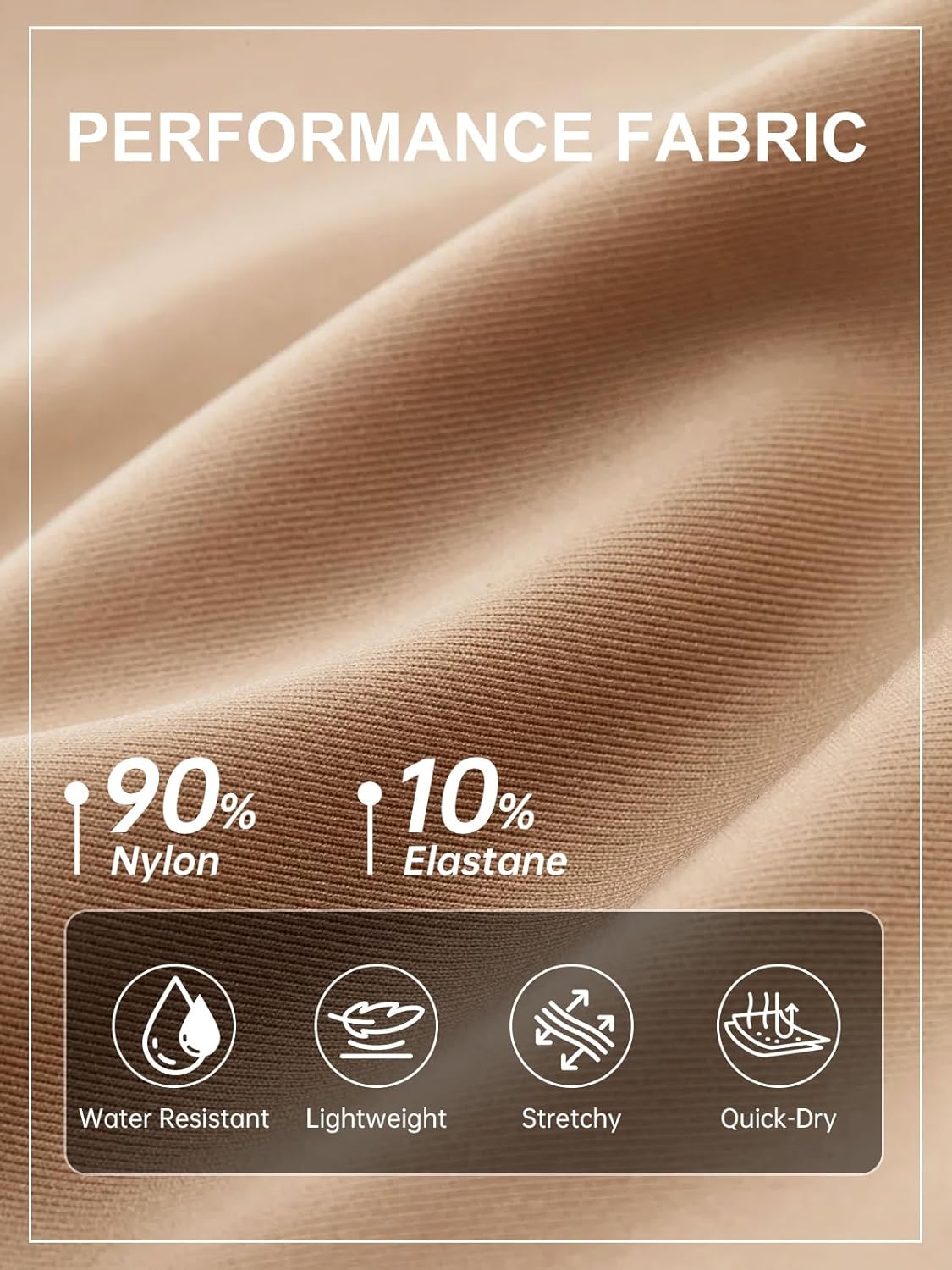 Men's Hiking Cargo Pants Water Resistant Quick Dry Lightweight Fishing Camping Cycling Travel Outdoor Pants - Image 4