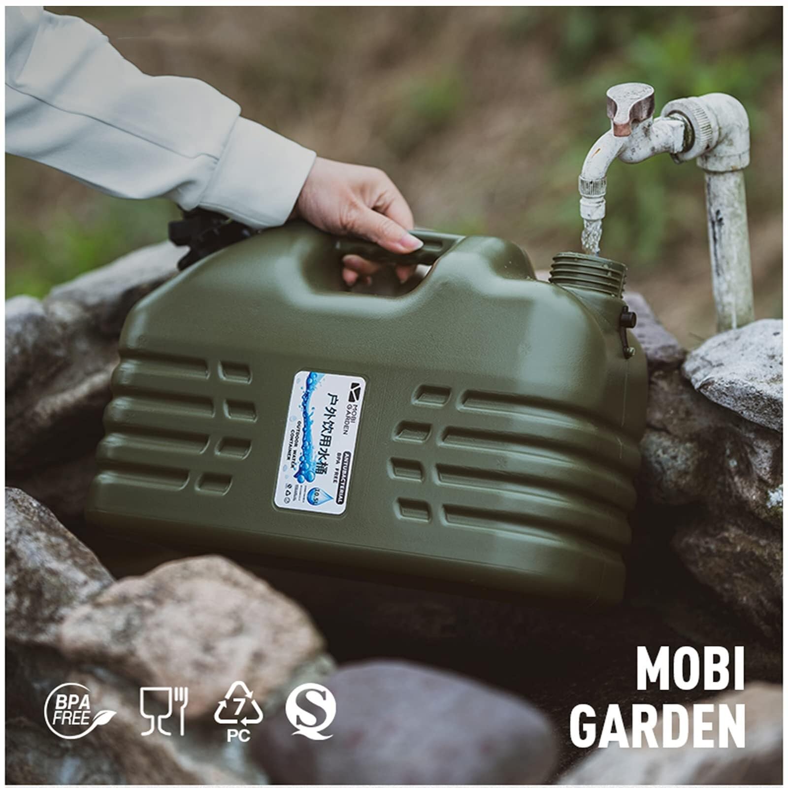 Contenitori d'acqua Serbatoio Stoccaggio Dell'acqua Serbatoio Dell'acqua Campeggio Viaggi All'aperto,Stoccaggio Dell'acqua Grande Capacità Auto Domestiche 10,5/18,5 Litri, Secchio Portatile Cam