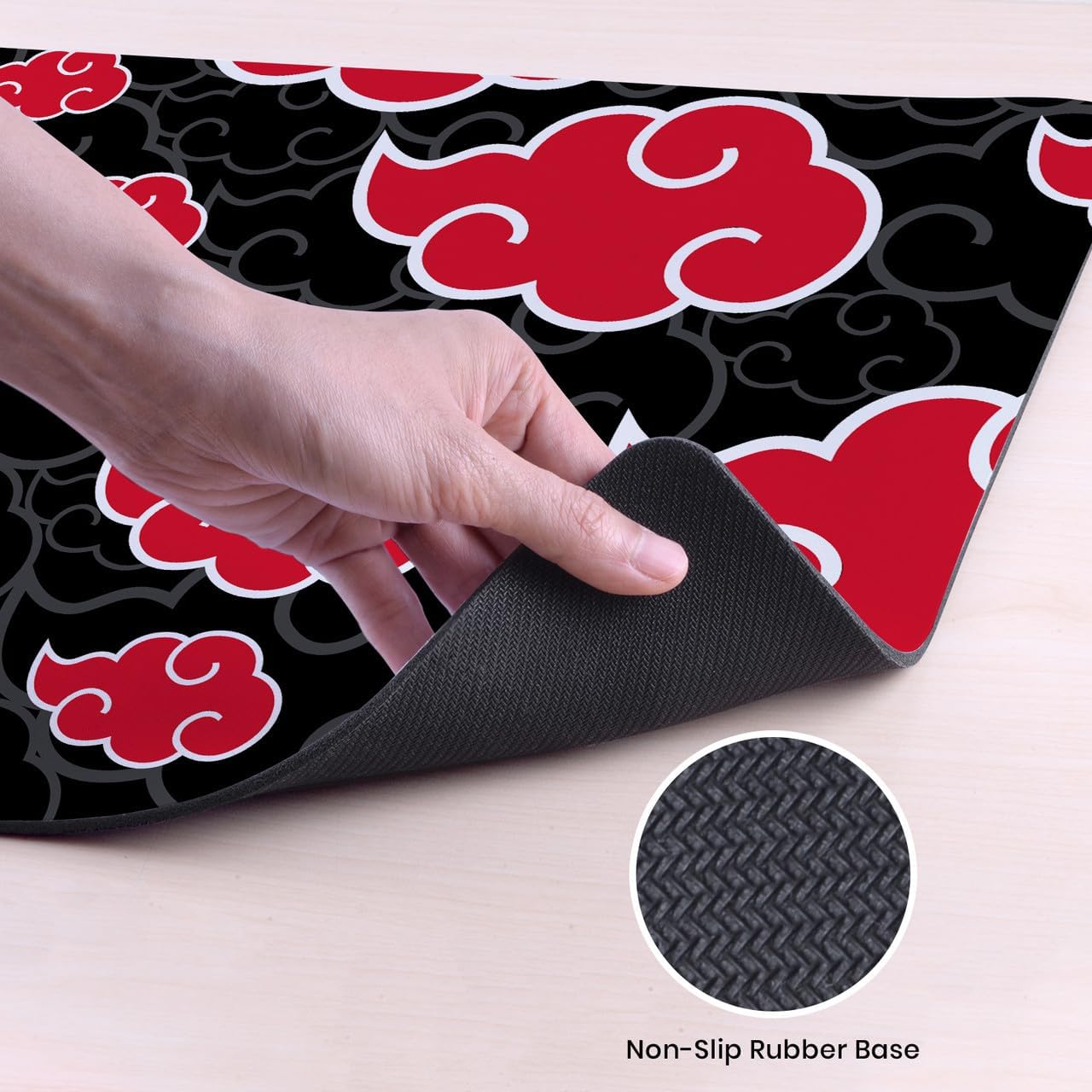 Head Case Designs Officially Licensed Naruto Shippuden Akatsuki Pattern Graphic Art 37.4 x 15.75 x 0.16 inches (900 x 400 mm) - XL Gaming Office Desk PC Keyboard Mouse Mat Pad