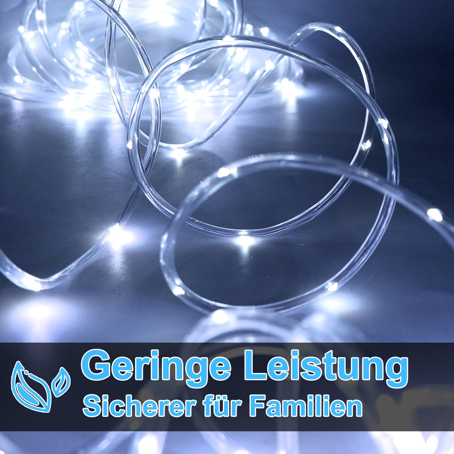 50M Kaltweiß Lichterschlauch Aussen Innen, LED Schlauch Außen Lichtschlauch mit Timer und 8 Modi, Lichterkette für Garten Party Hochzeit Weihnachten Deko, 1200 LEDs | 1200 LEDs,8 Lichtmodi,6-Std.-Timer,Speicherfunktion,flexibler PVC-Schlauch,für innen und