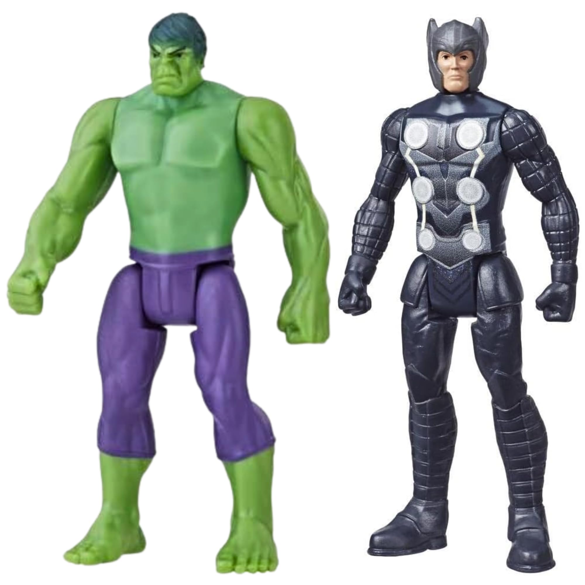 Toptoys2u Bargain Bundles Marvel-Avengers Miniature Articulated 9.5cm Toy Action Figures Bundle - Pack of 2 - Hulk & Thor - Image 4
