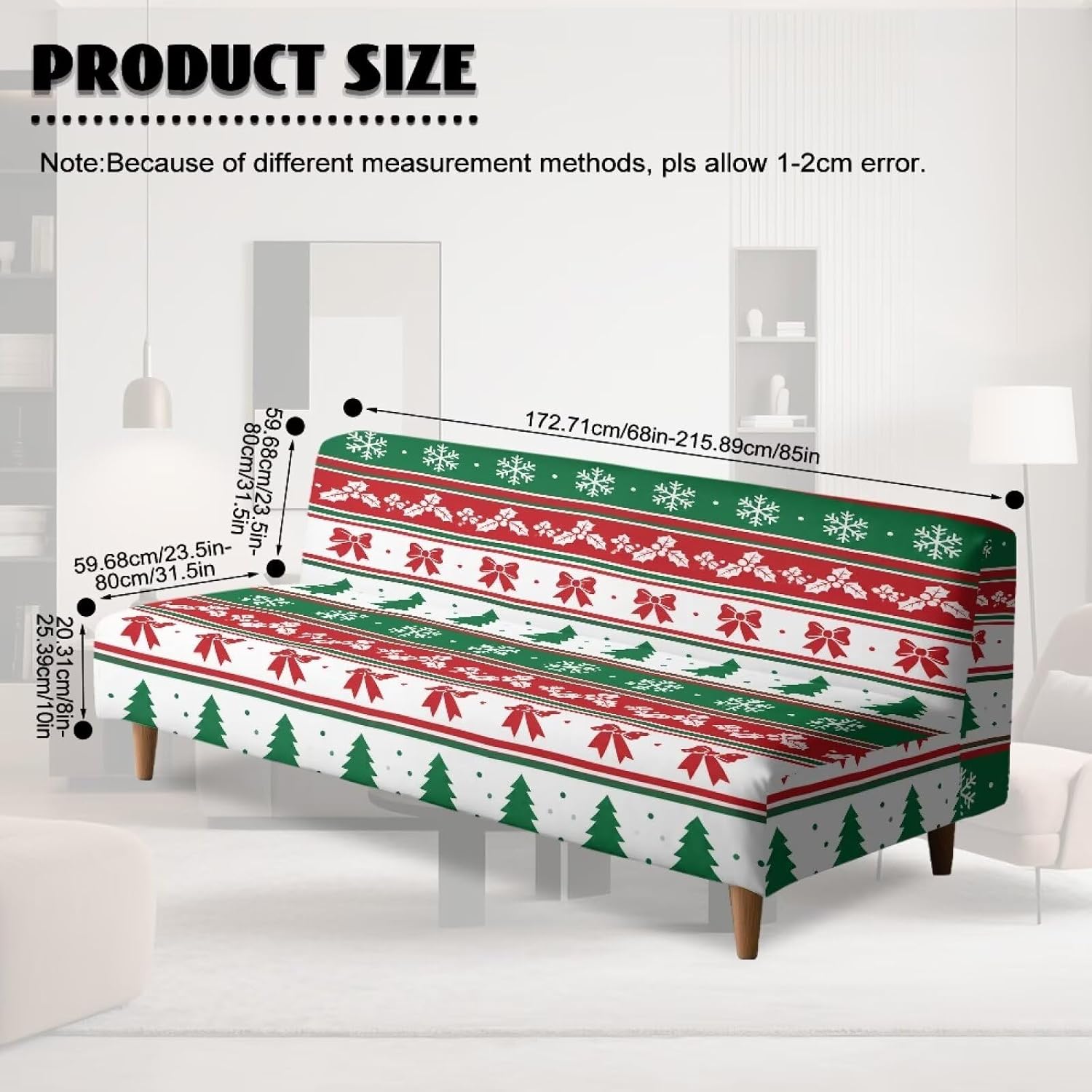Soft Durable Futon Slipcover Sofa Covers Cushion Slipcovers