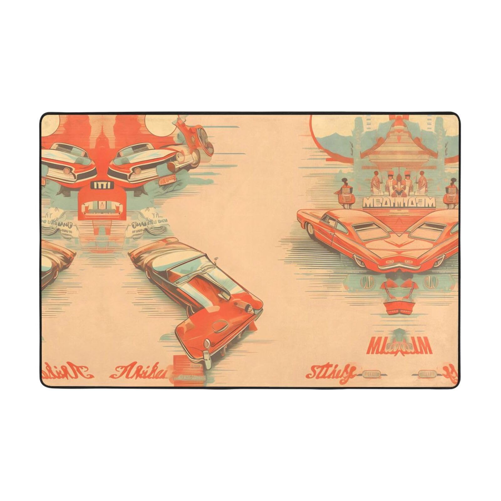 Tapis de sol voiture flanelle velours fin doux HYTTER dimensions 91,4 x 61 cm