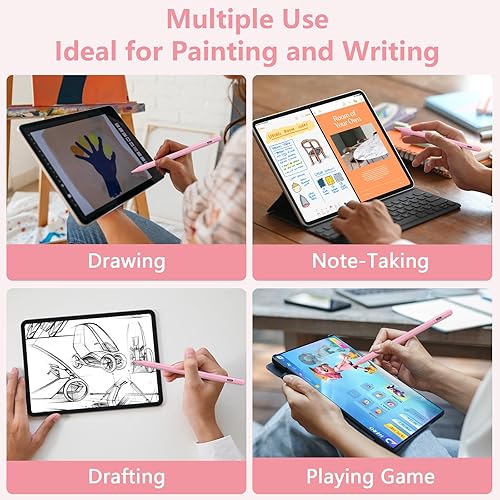 Miniatura 28 de Lápiz óptico para iPad 2018-2023 con rechazo de palma, lápiz activo para iPad de 10ª/9ª/8ª/7ª/6ª generación, para iPad Pro de 11/12.9 pulgadas