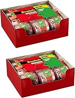 Vista 1 de Scotch Cinta de embalaje transparente Tough Grip, 1.88 x 22.2 yardas, 6 rollos con dispensadores (2)