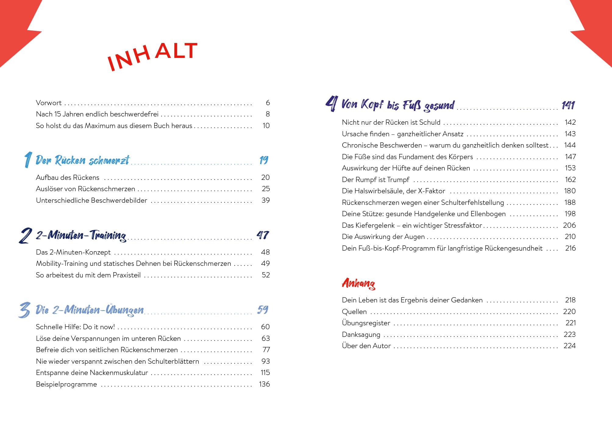 SOS, ich habe Rücken: In nur 2 Minuten einfach und effektiv Schmerzen lindern und Verspannungen lösen | 50 Übungen für unteren und oberen Rücken, Lendenwirbelsäule, Schultern, Nacken, Bandscheiben