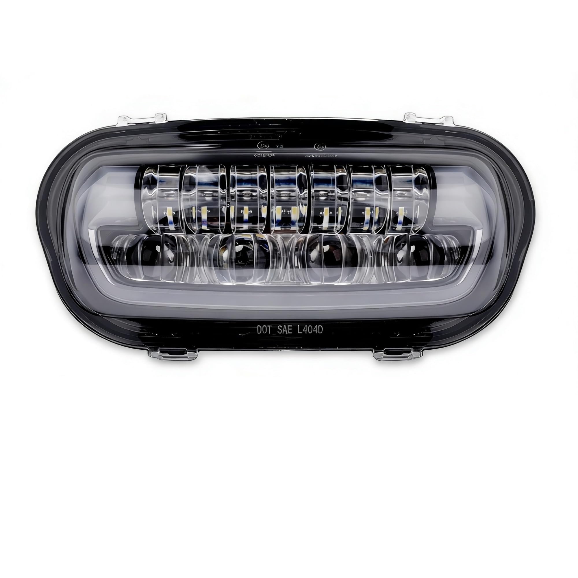 Phare LED pour motos, feu avant avec support de montage pour Fat pour Bob 2008 – 24, conduite blanc, feux croisement et route Phare Avant Moto