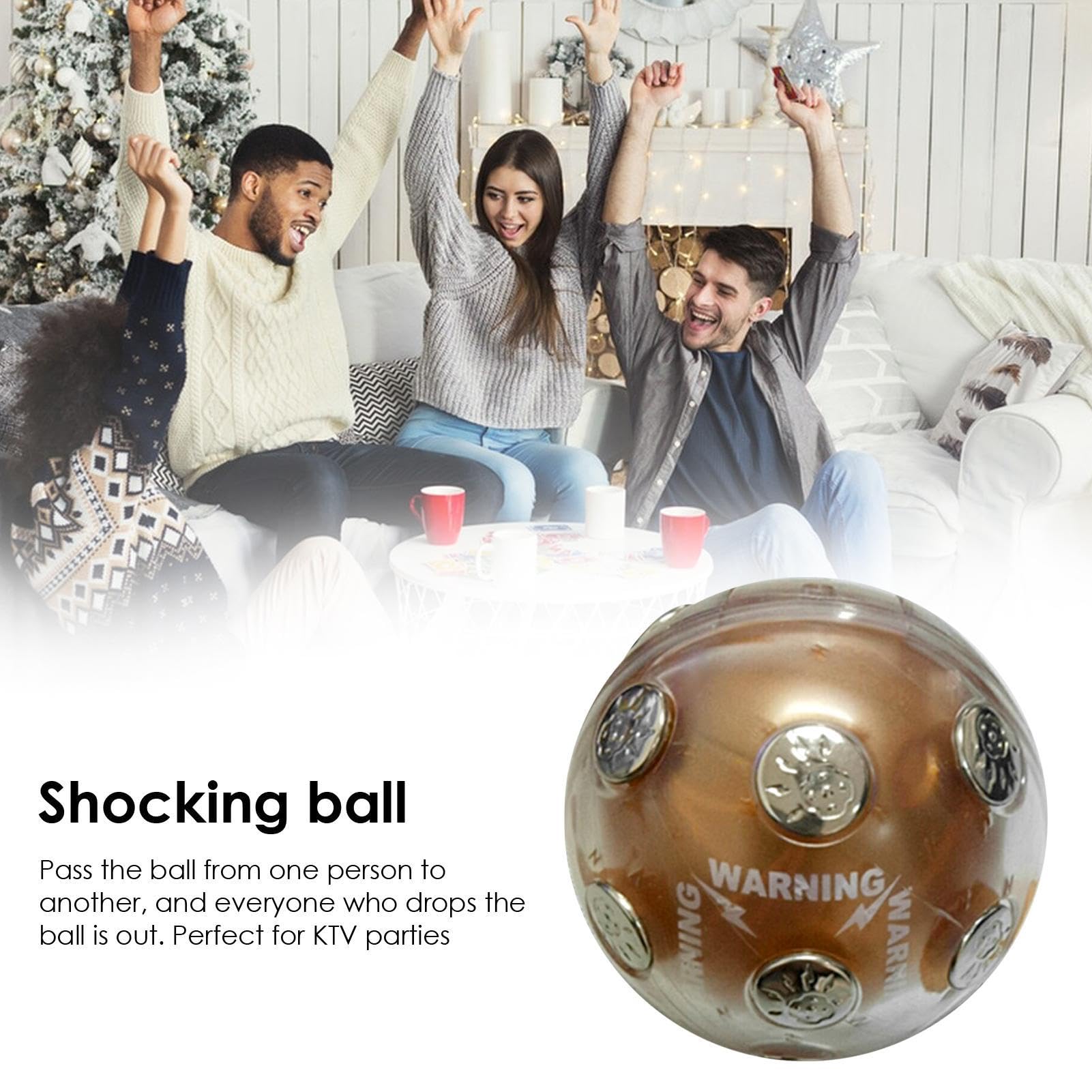 Schockierendes Ballspiel Anti-Stress-Ball für Elektroschocks | Shocking Hot Entertainment Toys, Tragbares Dekompressionsspielzeug Geschenk für und Mädchen