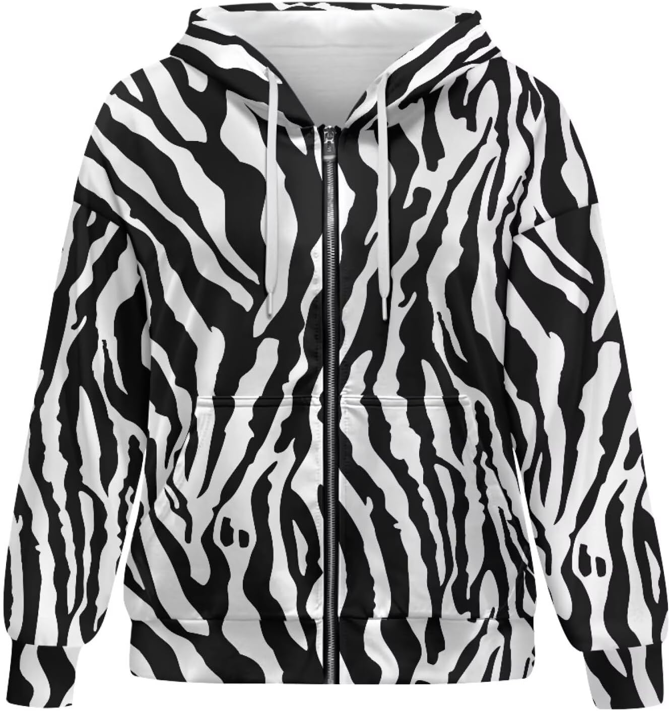Zip Up Hoodie Women Oversized Sweatshirts Fall Fashion Outfits 2025 Soft Casual Warm Jacket Winter Clothes