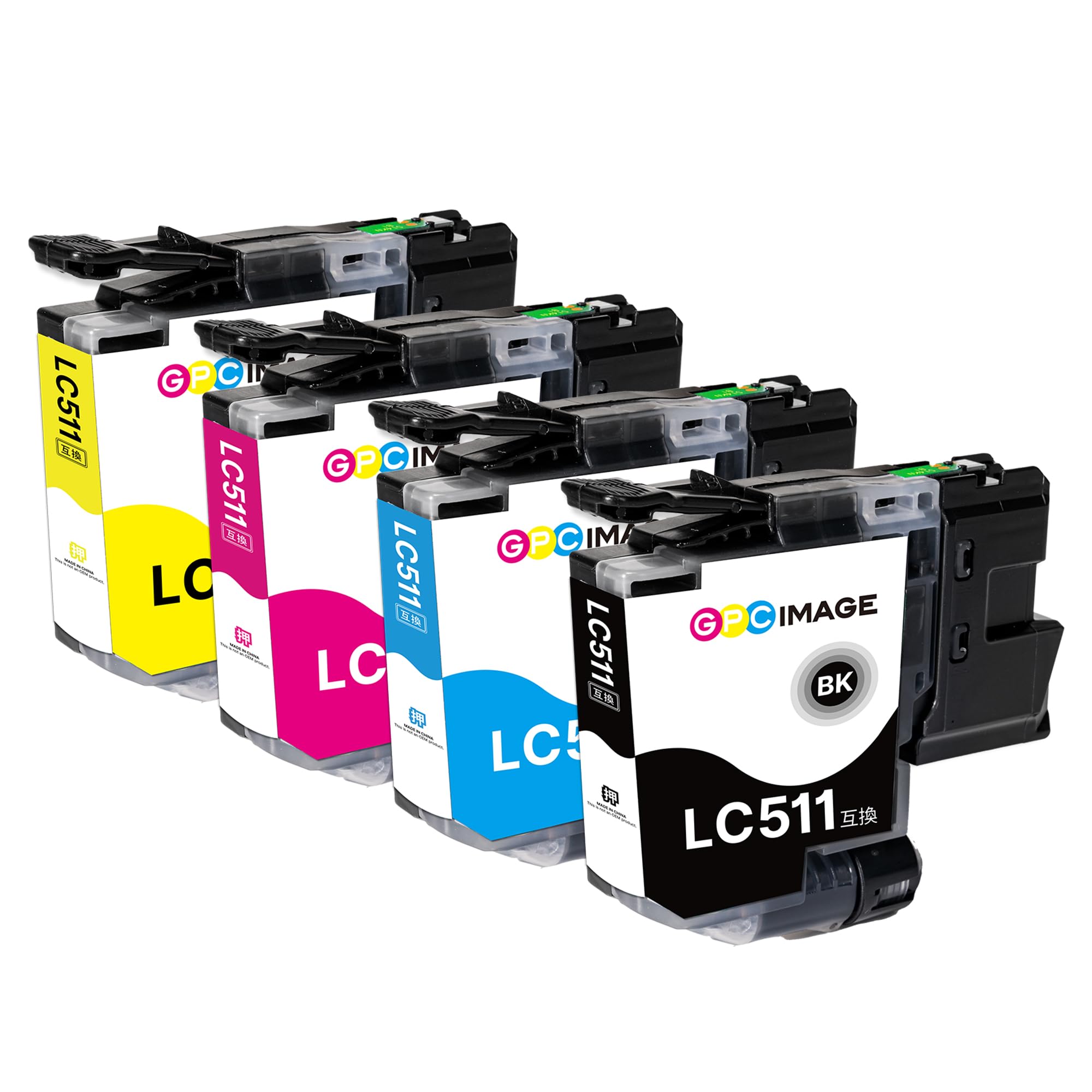 Amazon.co.jp: GPC Image LC511 互換インク ブラザー用 LC511-4PK 互換