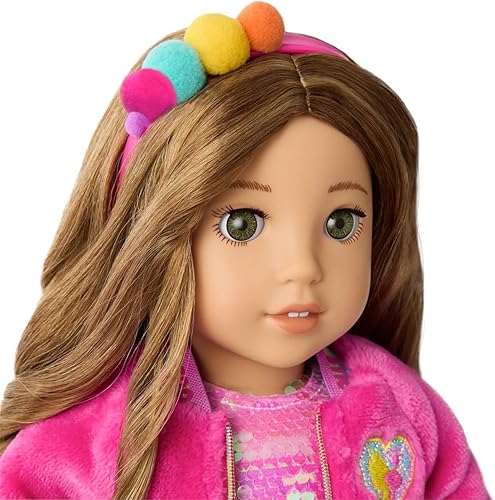Miniatura 4 de American Girl x DreamWorks Trolls Truly Me - Ropa de muñeca de 18 pulgadas con chaqueta, 7 piezas, a partir de 6 años