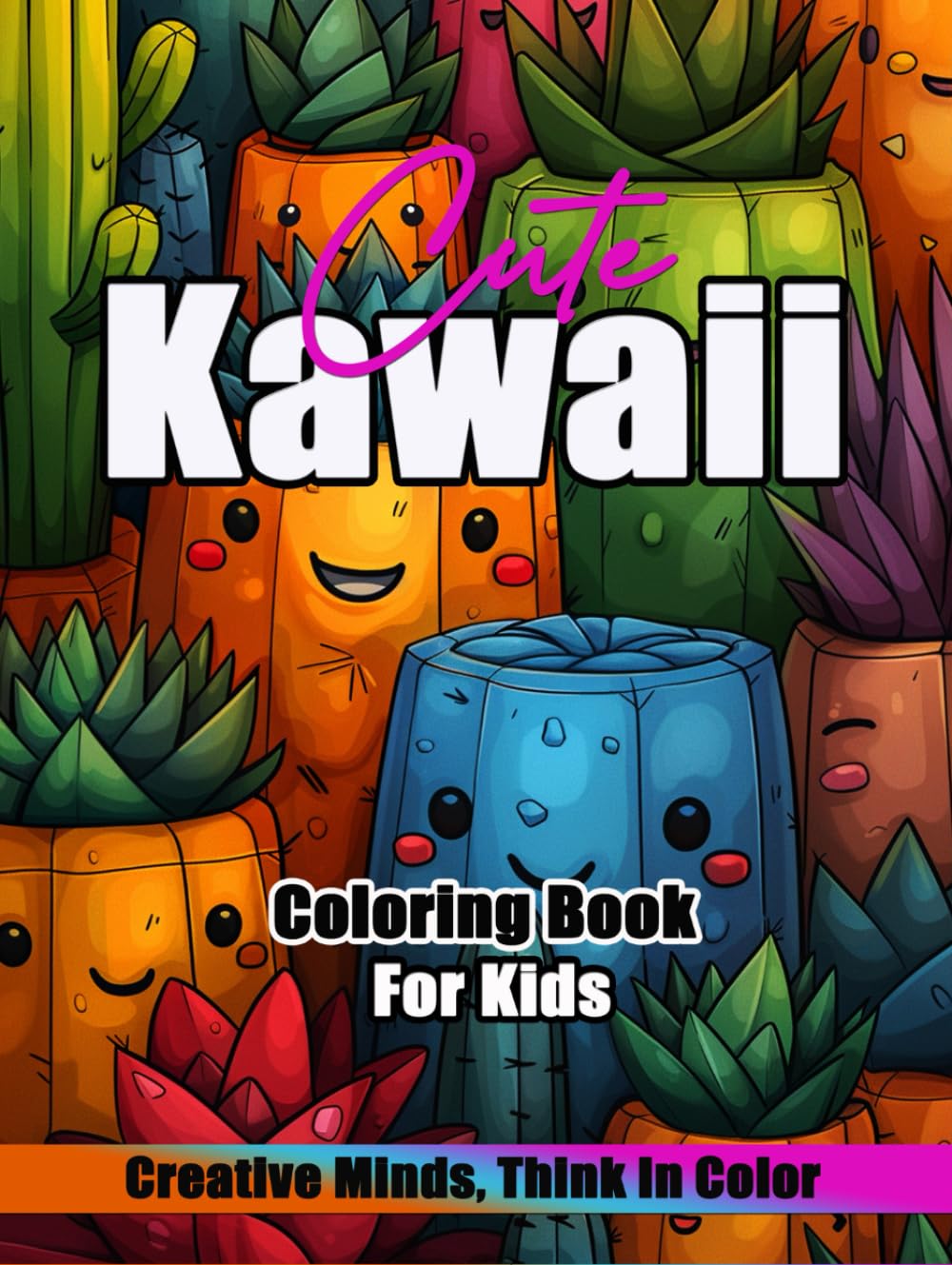 Cute Kawaii Coloring Book: Bursting with 50 Unique Inspired designs, this Stroke of genius is perfect for anyone who loves all things adorable.