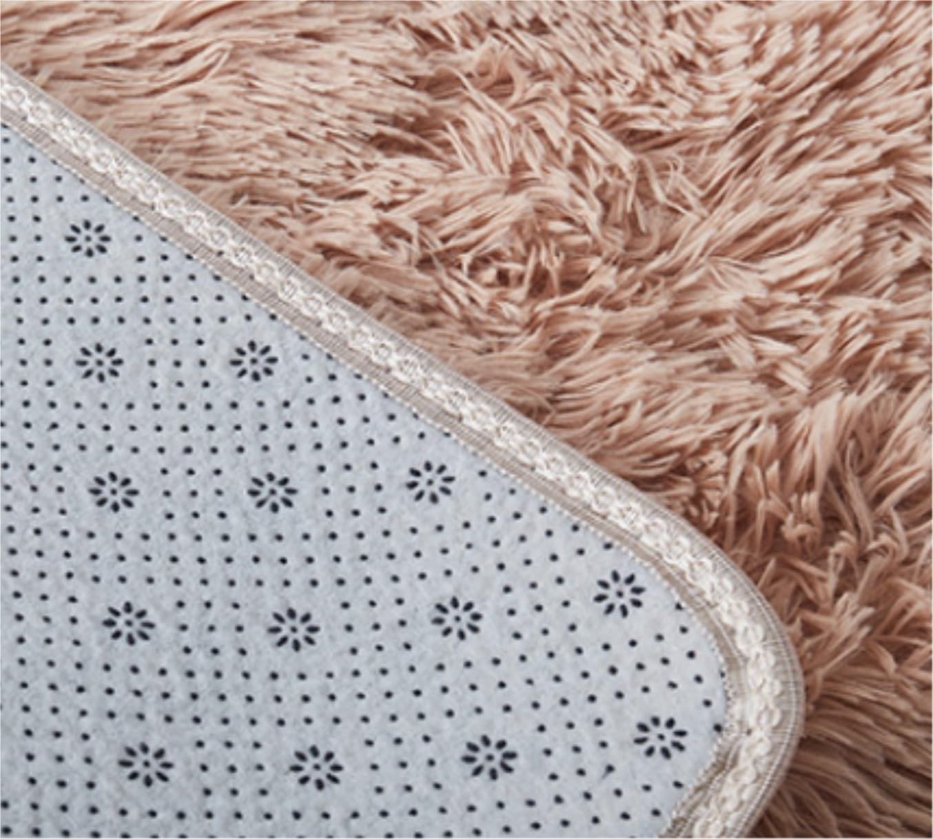 Tappeto ovale in peluche per sala giochi e camera da letto, tappeto ovale, per interni, guardaroba e sala da pranzo, tappeto decorativo per la casa (G, 100 x 200 cm)