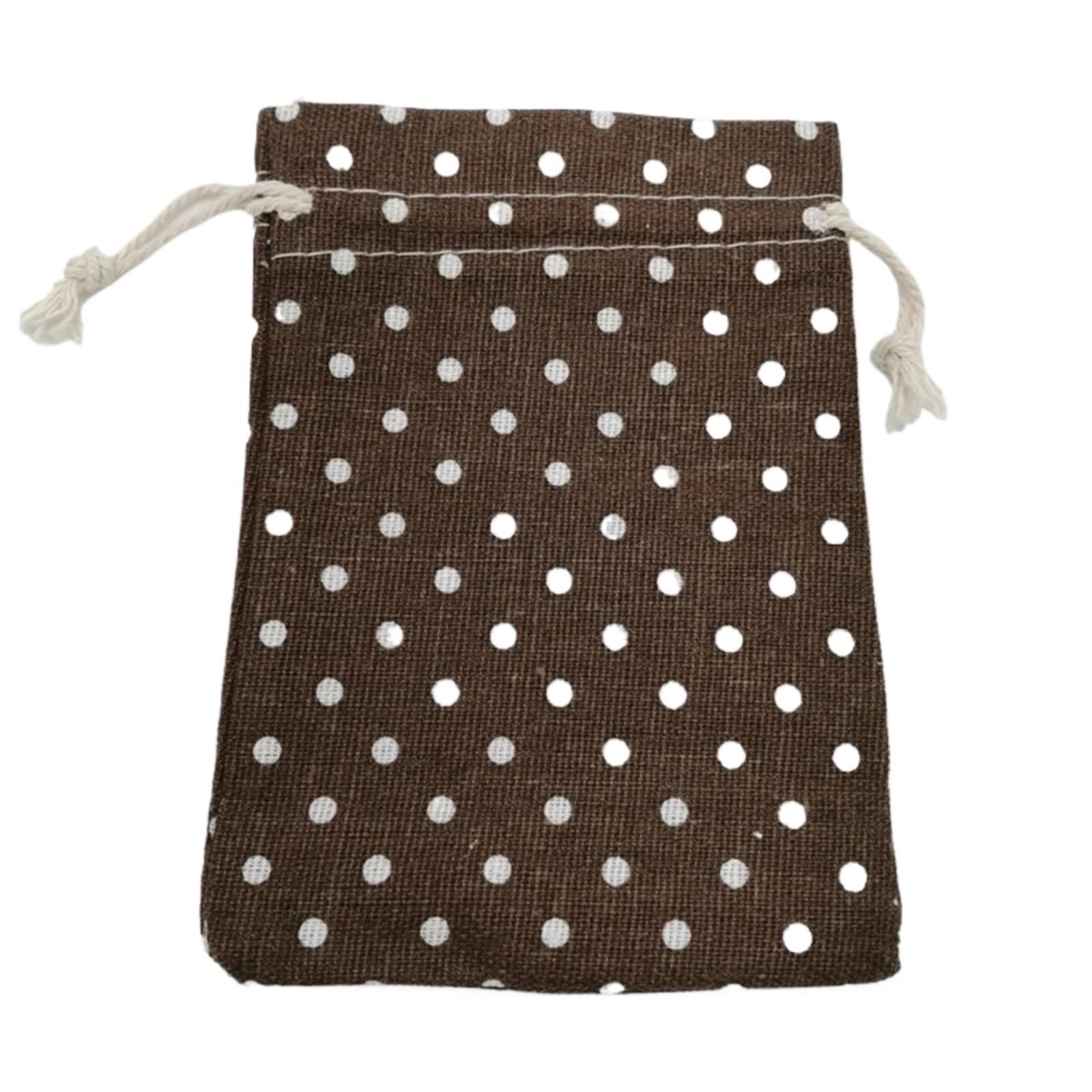 Jute Burlap Bags, Drawstring Storage Bags 30 pcs Cotton Multicolor 10x14 cm Wedding(Color2)