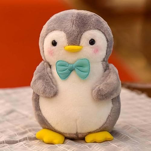 Miniatura 3 de Ruzucoda Pingüino de peluche de animales del océano, juguetes de muñecas, decoraciones de regalos para niños y niñas, 10 pulgadas (azul)