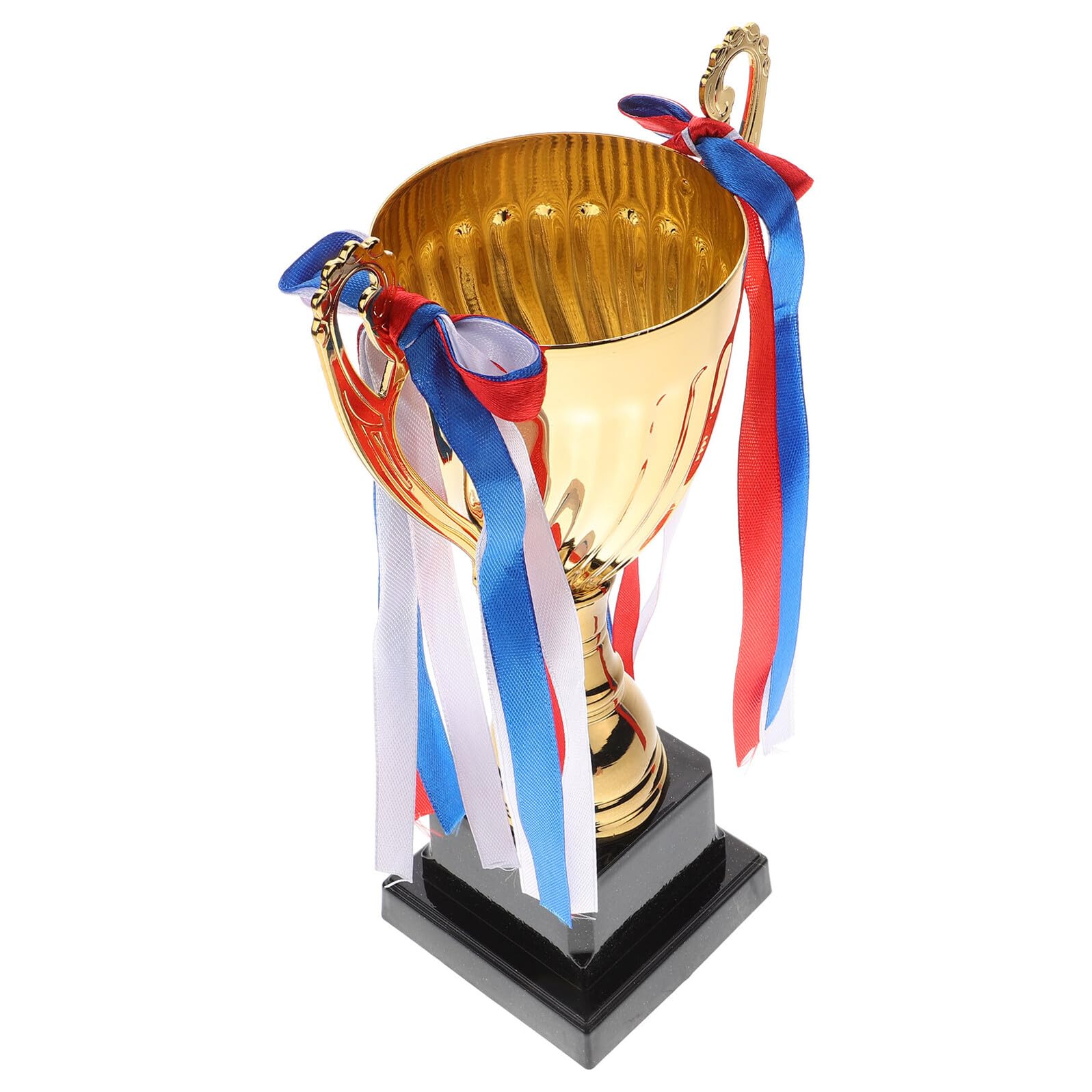 GALPADA Trofeo de Metal Dorado para Competición Deportiva Copa Grande Base Sólida Premio para Ganadores en Torneos Escolares y Eventos de Fútbol