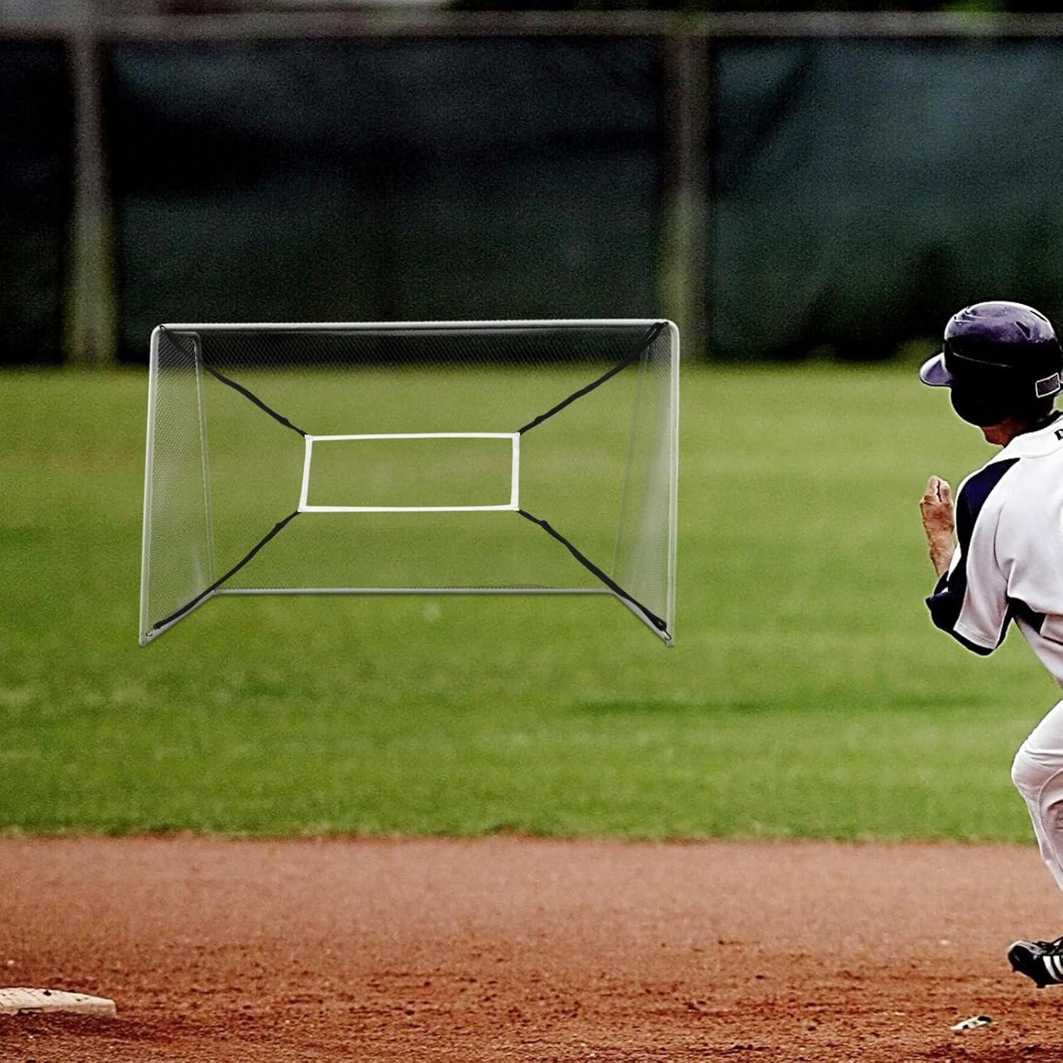 KALLORY Baseball Softball Practice Net Adjustable Pitching and Hitting Target Training Aid Sturdy Throwing and Catching Net for Sports Training