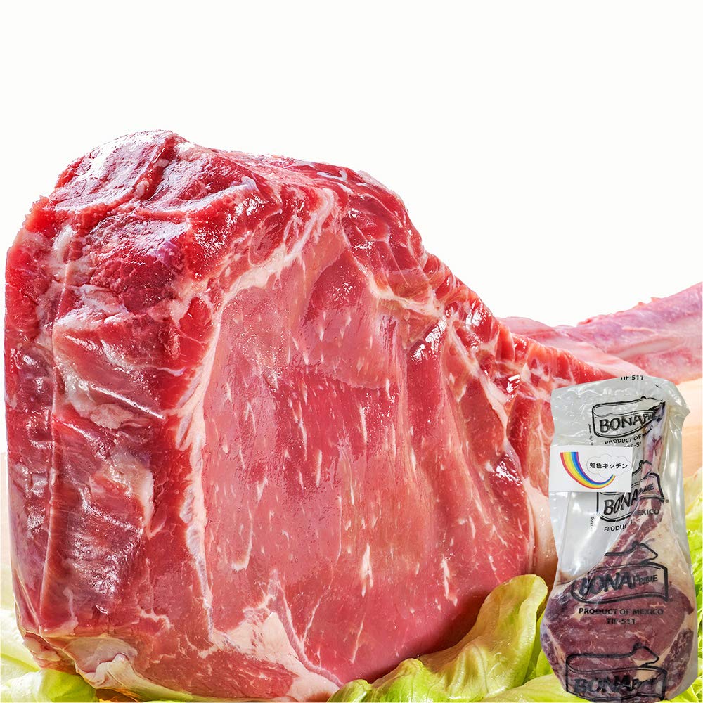 Amazon Amazon限定ブランド 牛肉 リブロース ステーキ とろける トマホーク ステーキ肉 極厚5cm ビックサイズ30cm 虹色キッチン 3kg 1kg 3本 虹色キッチン 牛肉 通販