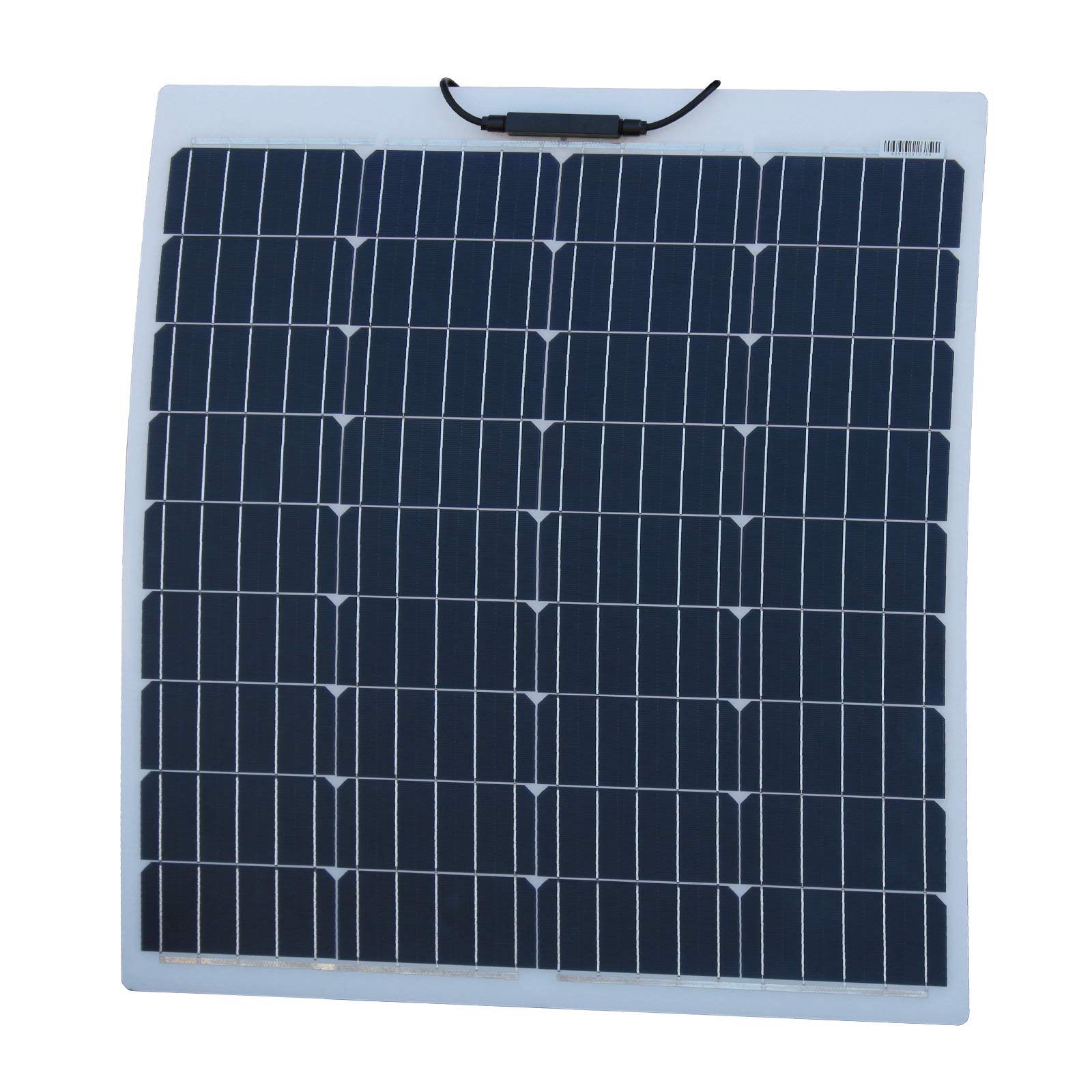 80W Reinforced semi-flexible solar panel with ETFE coating