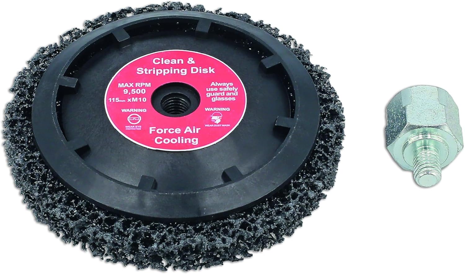 Connect 30044 Smart Clean Stripping Disc 115mm / 4 1/2" inc Reversible Adaptor
