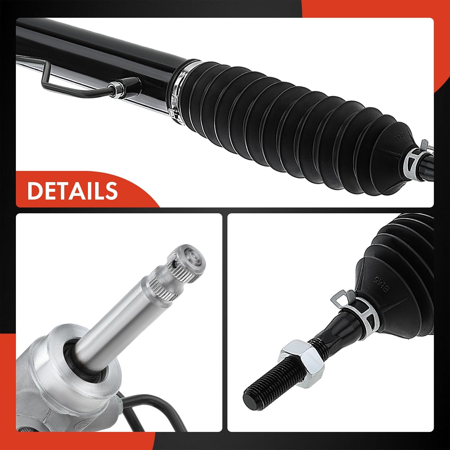 A-Premium - Hydraulic Power Steering Rack and Pinion Compatible with Kia Forte 2010, Forte 2011-2013 2.0L, Forte5 2012-2013 2.0L, Forte Koup 2010-2013 2.0L, Replace# 577001M700