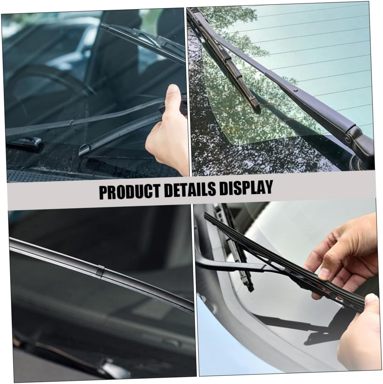 8Pcs Windshield Wiper Blade Refill Strip Durable Reliable Easy to Install for Various Car Models Wiper Inserts