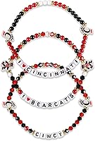 Vista 46 de FOCO NCAA unisex-adulto Paquete de 3 Pulseras de la Amistad con Cuentas con Logotipo de Equipo Universitario de la NCAA Oficialmente Licenciadas