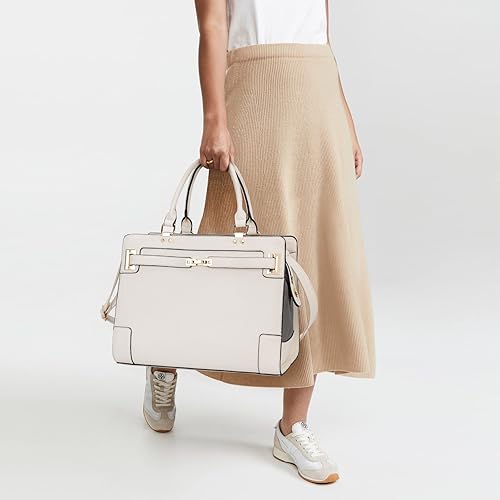 Miniatura 3 de Bolsa de transporte de mascotas para perros y gatos, de cuero suave, para perros pequeños, cachorros y gatos, aprobada por la TSA (beige)