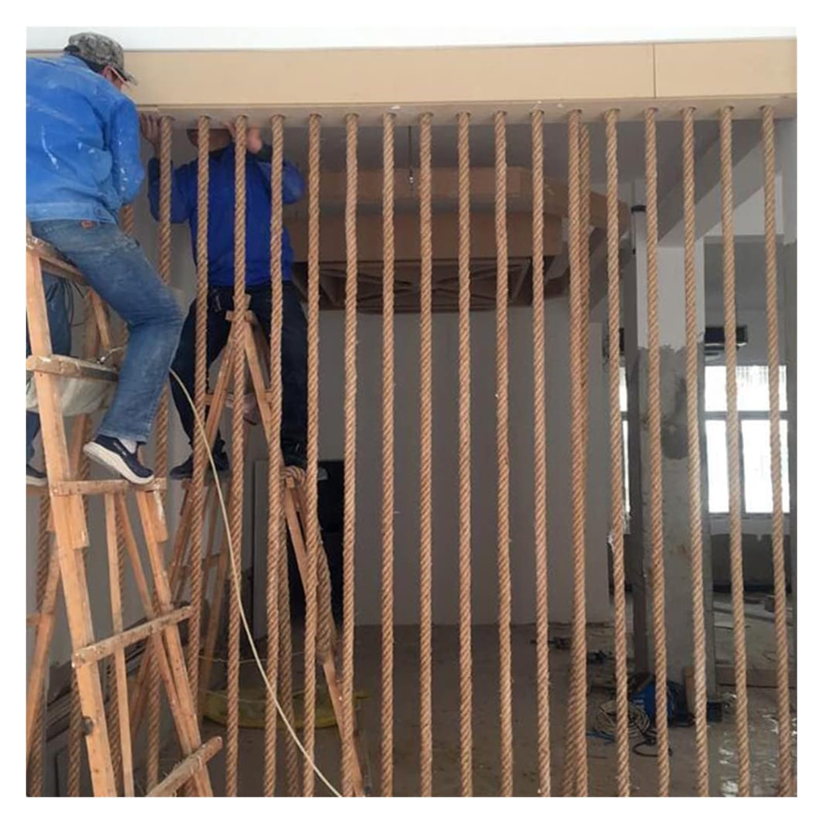Sznur jutowy, Skręcona lina manila Lina z juty 32,8 stopy Sznurek jutowy Lina konopna lub rękodzieło DIY, drapak dla kota, ogrodnictwo, dekorowanie